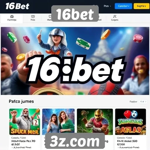 Diversidade de jogos oferecidos pela 16bet